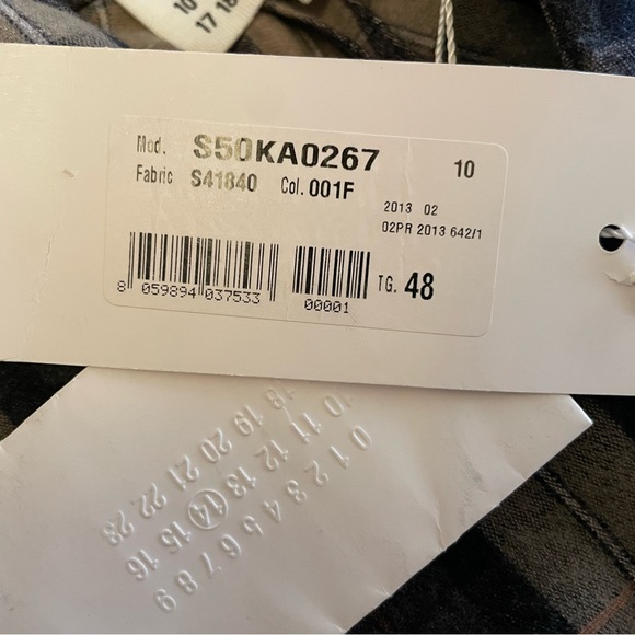 NWT Maison Margiela Pants lightweight wool Men’s 48 Italy - Picture 4 of 12